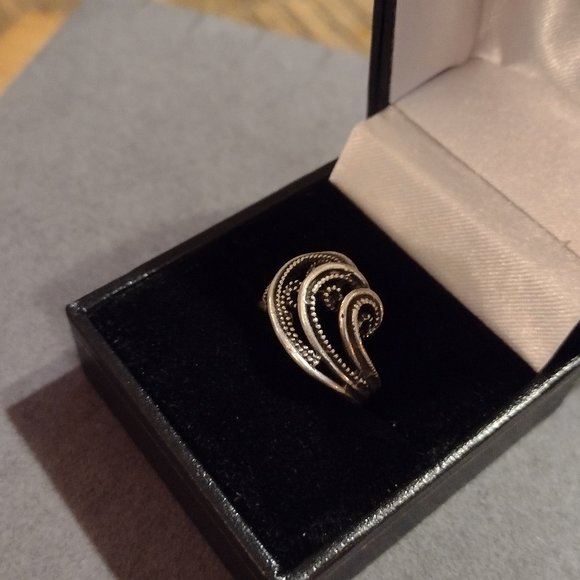 Vintage Sterling Israel Ring - Picture 2 of 8